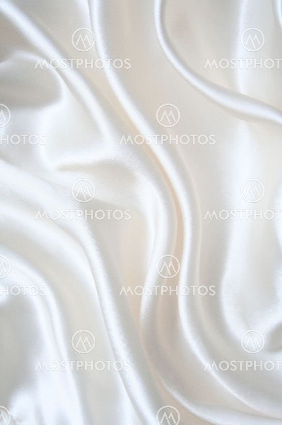 Smooth elegant white silk