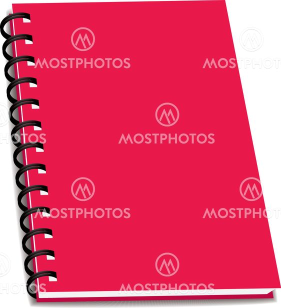 vector stack of ring binder book or notebook isolated