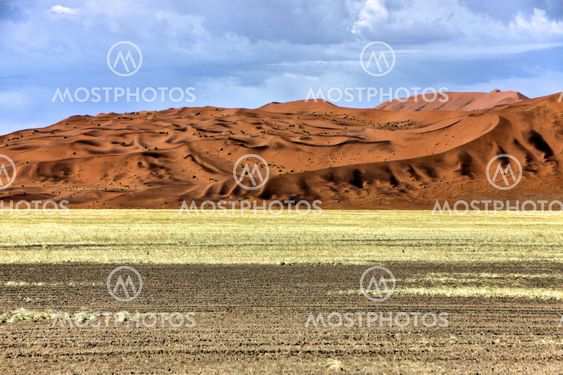 a large dune in the namib naukluft park namibia africa