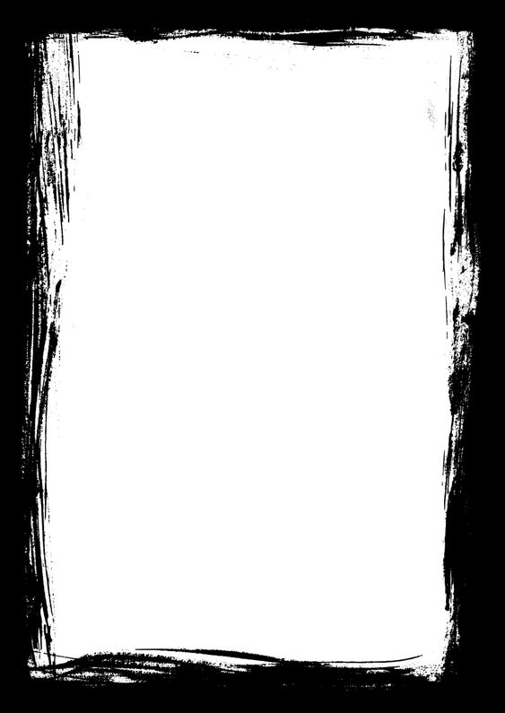 Black Border of Paint strokes