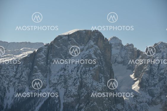 mountain winter nature