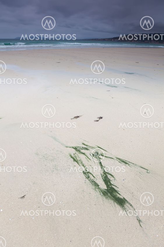 Beach of Carnota, Rias Baixas, La Coruña, Galicia, Spain