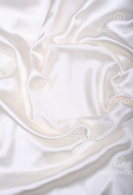Smooth elegant white silk
