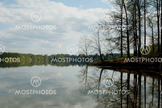 Landscape with lake