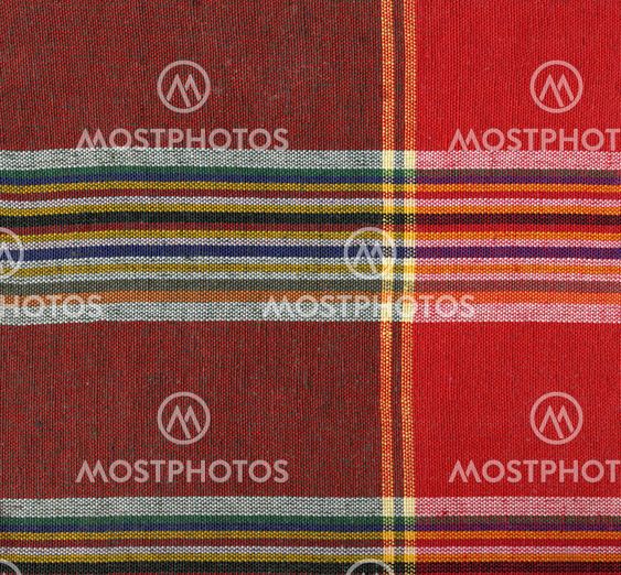 Red square fabric pattern